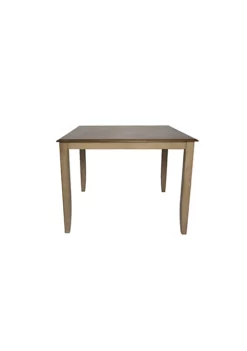 The Hamptons Collection 48” Brown Square Hardwoood Cafe Height Table