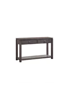 The Hamptons Collection 53” Gray Rectangular Wooden Sofa Console Table with Drawers and Shelf 5 The Hamptons Collection 53” Gray Rectangular Wooden Sofa Console Table with Drawers and Shelf -Cheap GUESS® Store Belk 1059