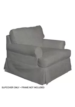 The Hamptons Collection Sunset Trading Horizon T-Cushion Chair Slipcover Performance Fabric Gray 9 The Hamptons Collection Sunset Trading Horizon T-Cushion Chair Slipcover Performance Fabric Gray -Cheap GUESS® Store Belk 1082