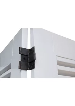 The Hamptons Collection 70" White Louvered Panel Shutter Wood Room Divider -Cheap GUESS® Store Belk 1093