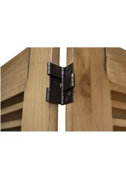 The Hamptons Collection 70" Vintage Brown Louvered Panel Casual Wood Room Divider -Cheap GUESS® Store Belk 1100