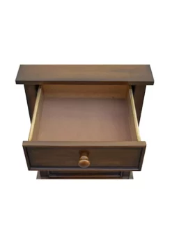 The Hamptons Collection 30" Brown Bahama Shutter Wood Nightstand with Drawers -Cheap GUESS® Store Belk 1116