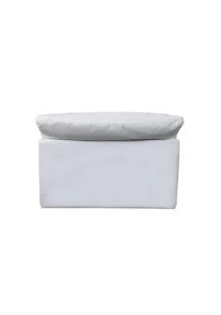 The Hamptons Collection 3-Pieces White Fabric Cloud Puff Sofa Sectional Modular Chair Square Slipcovers 44" -Cheap GUESS® Store Belk 1121