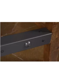 The Hamptons Collection 26" Brown Natural Backless Upholstered Stool with Tan Linen Blend Seat Cover -Cheap GUESS® Store Belk 1184