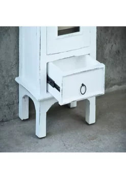 The Hamptons Collection 36” White Distressed Nightstand Drawer Table -Cheap GUESS® Store Belk 1226