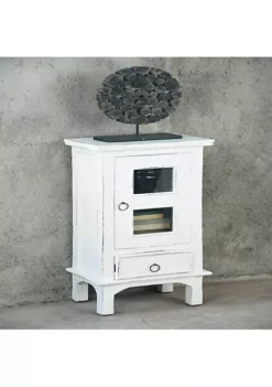 The Hamptons Collection 36” White Distressed Nightstand Drawer Table -Cheap GUESS® Store Belk 1227