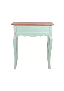 The Hamptons Collection 27.25" Turquoise Frame with Distressed Raftwood Top Table -Cheap GUESS® Store Belk 1238