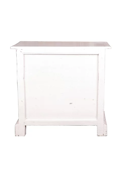 The Hamptons Collection 25.5” Whitewashed Cottage Nightstand 3 The Hamptons Collection 25.5” Whitewashed Cottage Nightstand - Image 3