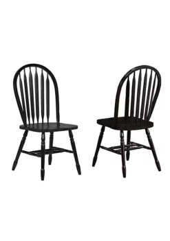 The Hamptons Collection Sunset Trading Arrowback Dining Chair Antique Black Set of 2 9 The Hamptons Collection Sunset Trading Arrowback Dining Chair Antique Black Set of 2 -Cheap GUESS® Store Belk 1260