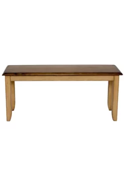 The Hamptons Collection 42” Brown Handcrafted Wooden Rectangular Bench -Cheap GUESS® Store Belk 1288