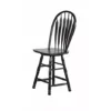 The Hamptons Collection 40” Antique Black Swivel Barstool