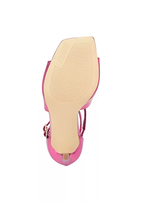 Guess Sella Open Toe Cross Strap Single Sole Heels 5 Guess Sella Open Toe Cross Strap Single Sole Heels - Image 5