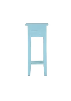 The Hamptons Collection 25.75" Distressed Beach Blue Narrow Mahogany Side Table -Cheap GUESS® Store Belk 1300