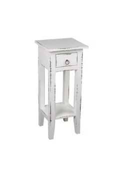 Cheap GUESS® Store 24 The Hamptons Collection Sunset Trading Cottage Narrow Side Table Distressed White Washed