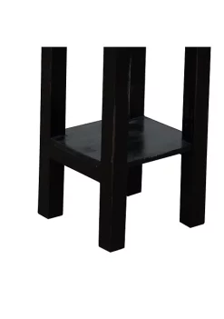 The Hamptons Collection 25.75" Distressed Antique Black Narrow Mahogany Side Table 8 The Hamptons Collection 25.75" Distressed Antique Black Narrow Mahogany Side Table -Cheap GUESS® Store Belk 1306