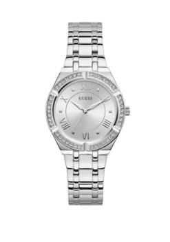 GUESS® Cosmo Silver Analog Watch -Cheap GUESS® Store Belk 138