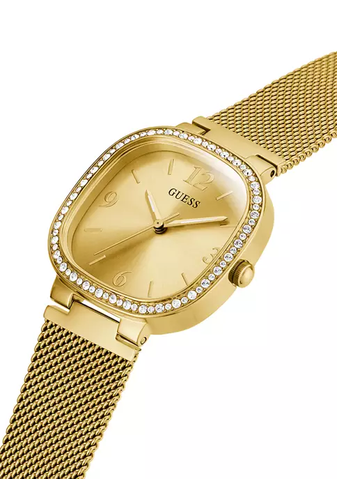 GUESS® Gold Mesh Watch 3 GUESS® Gold Mesh Watch - Image 3