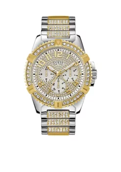 GUESS® Silver And Gold-Tone Showstopping Presence Watch -Cheap GUESS® Store Belk 176