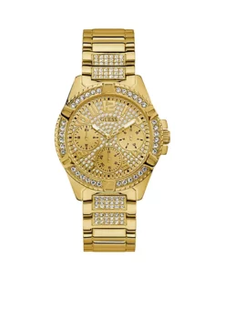 GUESS® Gold-Tone And Crystal Statement Watch