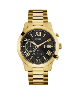GUESS® Gold-Tone Classic Style Chronograph Watch