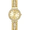 GUESS® Triple Stand Gold Tone Stainless Steel Watch