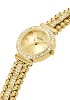 GUESS® Triple Stand Gold Tone Stainless Steel Watch -Cheap GUESS® Store Belk 315