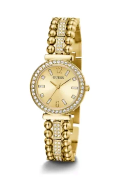 GUESS® Triple Stand Gold Tone Stainless Steel Watch -Cheap GUESS® Store Belk 316