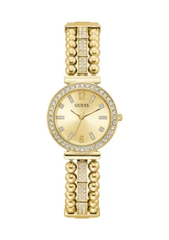 GUESS® Triple Stand Gold Tone Stainless Steel Watch -Cheap GUESS® Store Belk 317