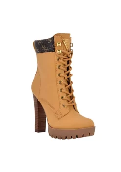 Guess Tetia Lace Up Heeled Hikers -Cheap GUESS® Store Belk 379