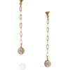 GUESS Gold-Tone Linear Earrings