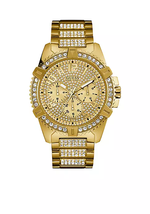 GUESS® Ladies Moonlight Gold Watch 3 GUESS® Ladies Moonlight Gold Watch - Image 3