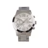Guess Mens Classic W0668G7 Chronograph Silver Dial Watch