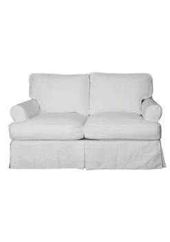 The Hamptons Collection Sunset Trading Horizon T-Cushion Loveseat Slipcover Warm White -Cheap GUESS® Store Belk 699
