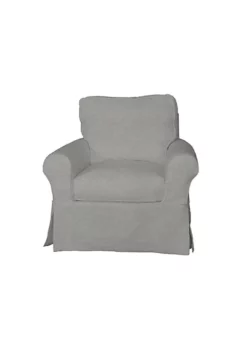 The Hamptons Collection 36” Slate Grey Slipcovered Swivel Rocking Chair -Cheap GUESS® Store Belk 717
