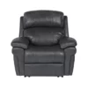 The Hamptons Collection 51" Black Leather Power Reclining Chair