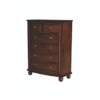 The Hamptons Collection 52" Brown Bahama Shutter Wood 6-Drawer Chest