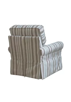 The Hamptons Collection 36” Blue and Grey Striped Fabric Slipcovered Swivel Rocking Chair 8 The Hamptons Collection 36” Blue and Grey Striped Fabric Slipcovered Swivel Rocking Chair -Cheap GUESS® Store Belk 758