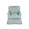 The Hamptons Collection 34” Ocean Blue Horizon Slipcovered T-Cushion Chair