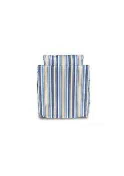 The Hamptons Collection 35" Seaside Beach Blue Striped Fabric Swivel Chair with Track Arm -Cheap GUESS® Store Belk 781