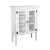 The Hamptons Collection 48" Antique White Sunset Tradinmg 2 Wire Door Cottage-Country Cabinet
