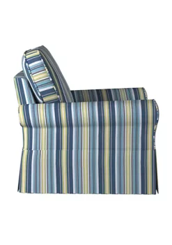 The Hamptons Collection Blue Beach Striped Sunset Trading Horizon Box Cushion Chair Slipcover Performance Fabric -Cheap GUESS® Store Belk 854