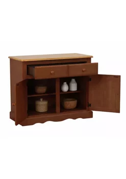 The Hamptons Collection Sunset Trading Keepsake Buffet Nutmeg Light Oak -Cheap GUESS® Store Belk 994